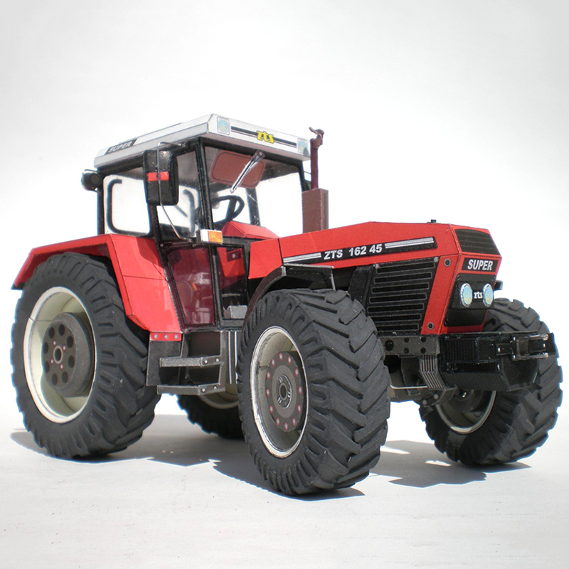 Zetor 162 45 Máy Kéo 1:32 Séc  - đánh giá và giá Art Craft Cardboard