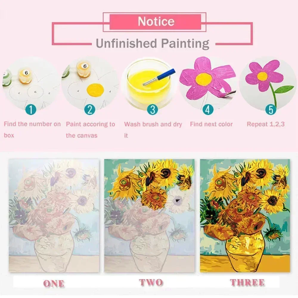 Oil Painting By Numbers Japane - đánh giá và giá Art Craft Letter A