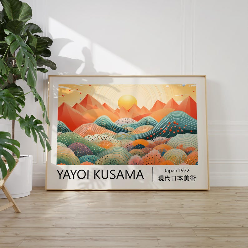 1pc Yayoi Kusama Abstract Land - đánh giá và giá Art Craft House