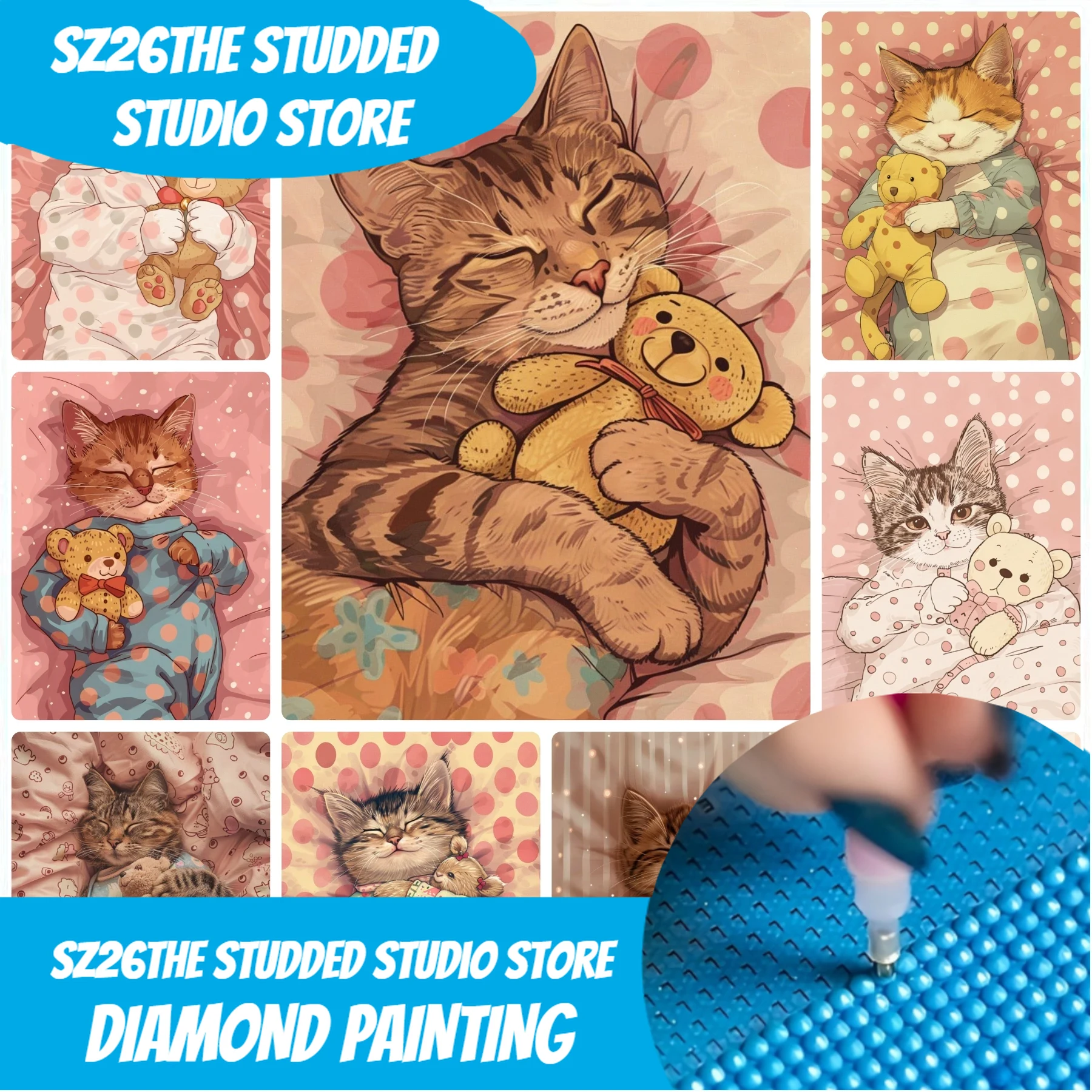Sz26The Studded Cute and Sweet - đánh giá và giá Art Craft Cat