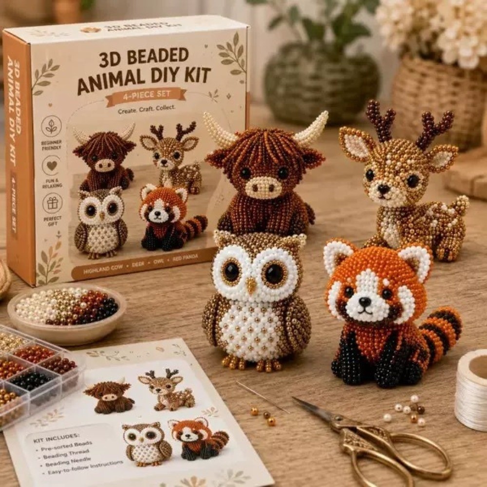 Handmade DIY Animal Bead Embro - đánh giá và giá Art Craft Education