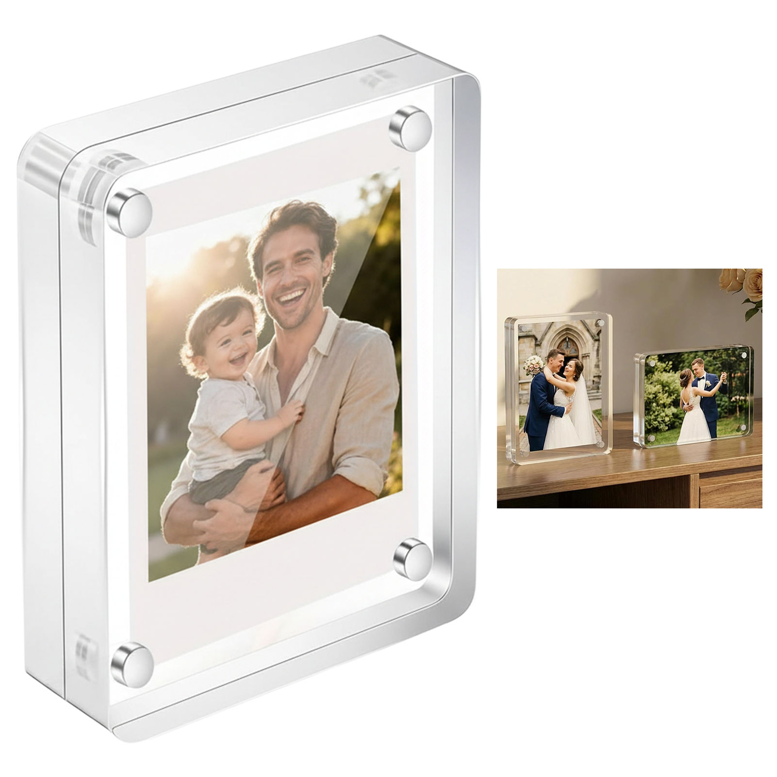 Acrylic Magnetic Photo Frame 2 - đánh giá và giá Art Craft Display