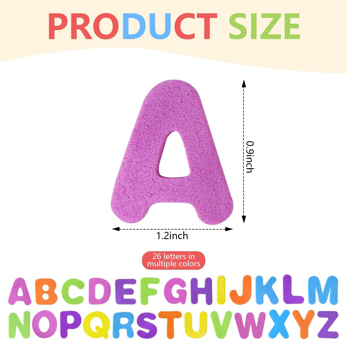 156-468pcs Foam Letter Sticker - đánh giá và giá Art Craft Letter A