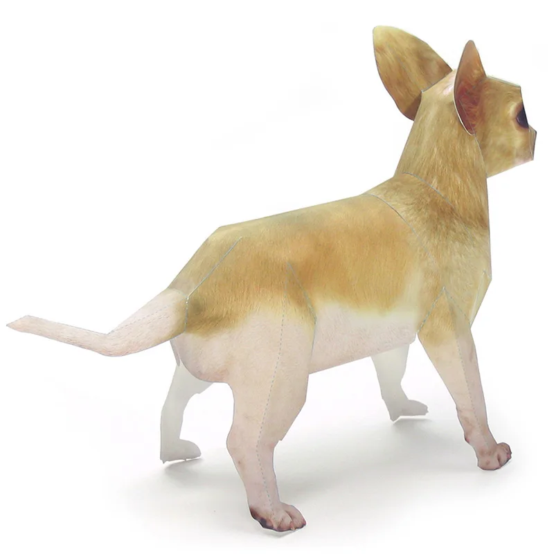 Chihuahua Dog Origami Art Pet  - đánh giá và giá Art Craft Cardboard