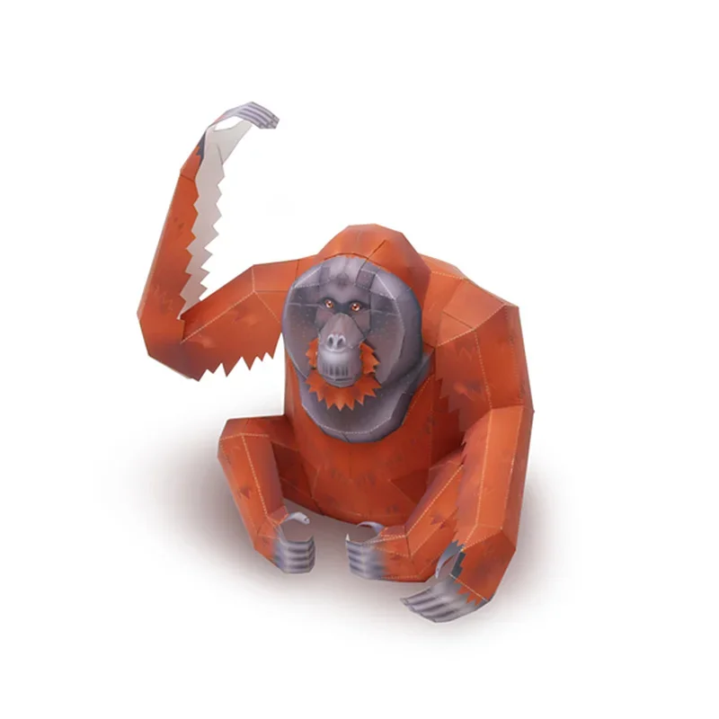 Orangutan Gorilla Origami Art  - đánh giá và giá Art Craft Cardboard