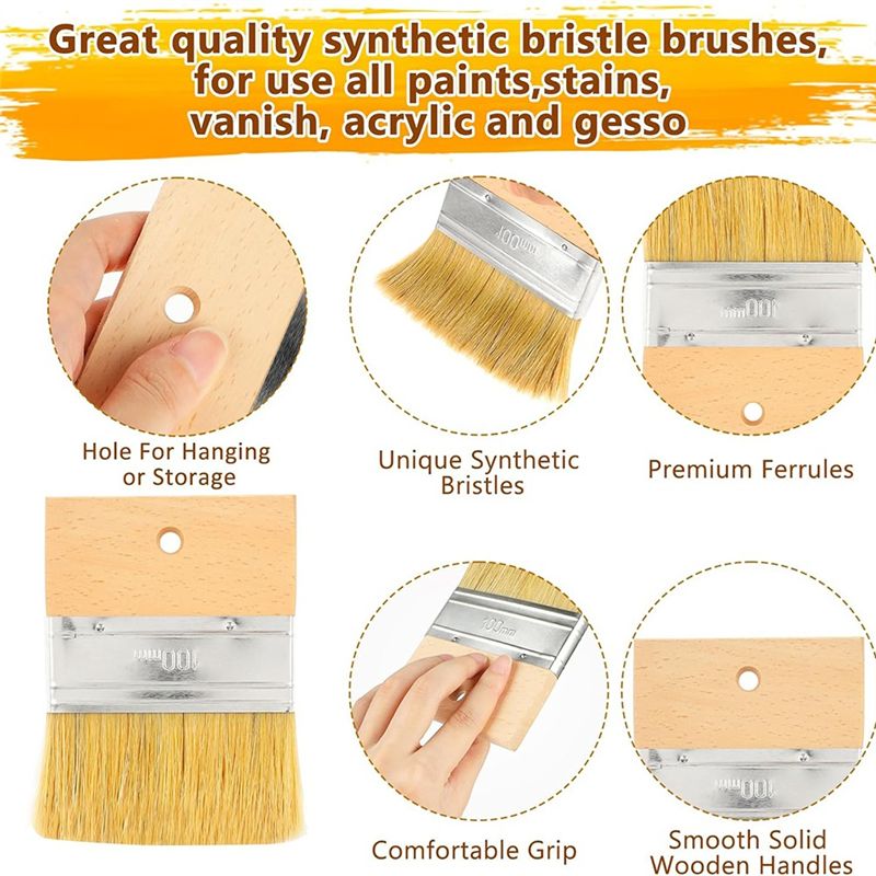 Brush Home Decor 5 Inch Acryli - đánh giá và giá Art Craft Blend