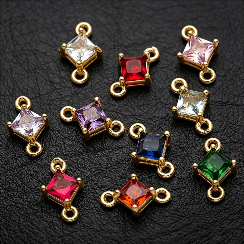 5pcs 7X11mm Gold Color and Zir - đánh giá và giá Art Craft Making