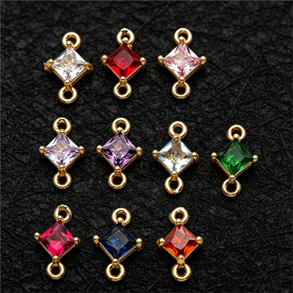 5pcs 7X11mm Gold Color and Zir - đánh giá và giá Art Craft Making
