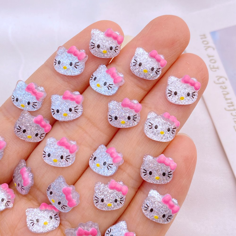 50 pieces of resin shiny mini  - đánh giá và giá Art Craft Cat