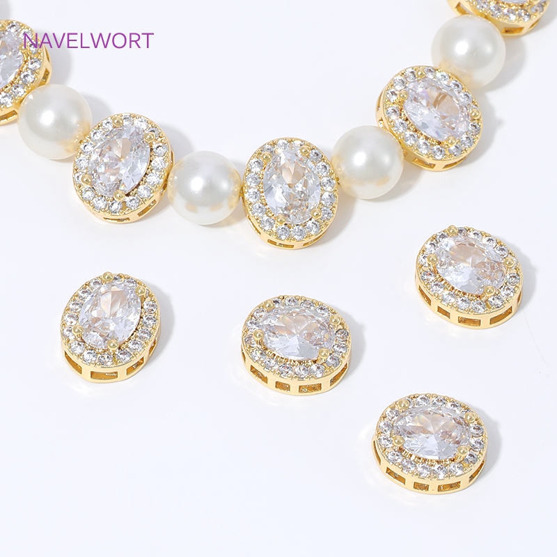 18K Gold Plated Oval Spacer Be - đánh giá và giá Art Craft Making