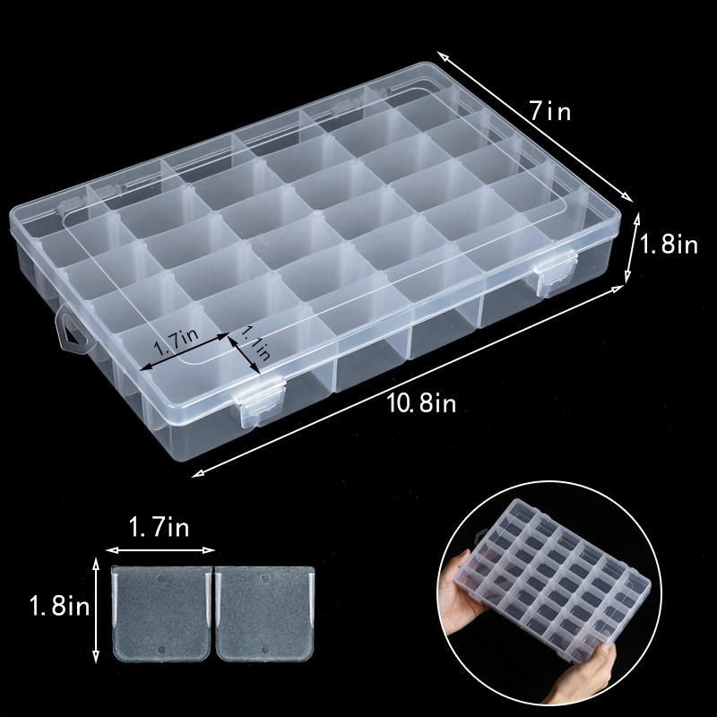 36 Grids Plastic Organizer Box - đánh giá và giá Art Craft Display