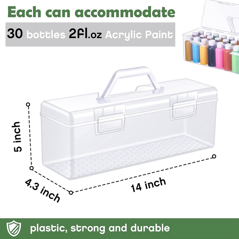 3 Pcs Paint Storage Box for 2  - đánh giá và giá Art And Craft With Paint