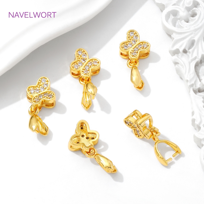Brass Pinch Bails 18K Gold Pla - đánh giá và giá Art Craft Making