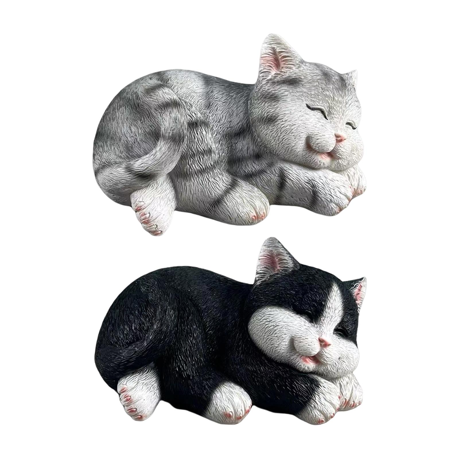 Cat Figurine Garden Statue Cre - đánh giá và giá Art Craft Cat